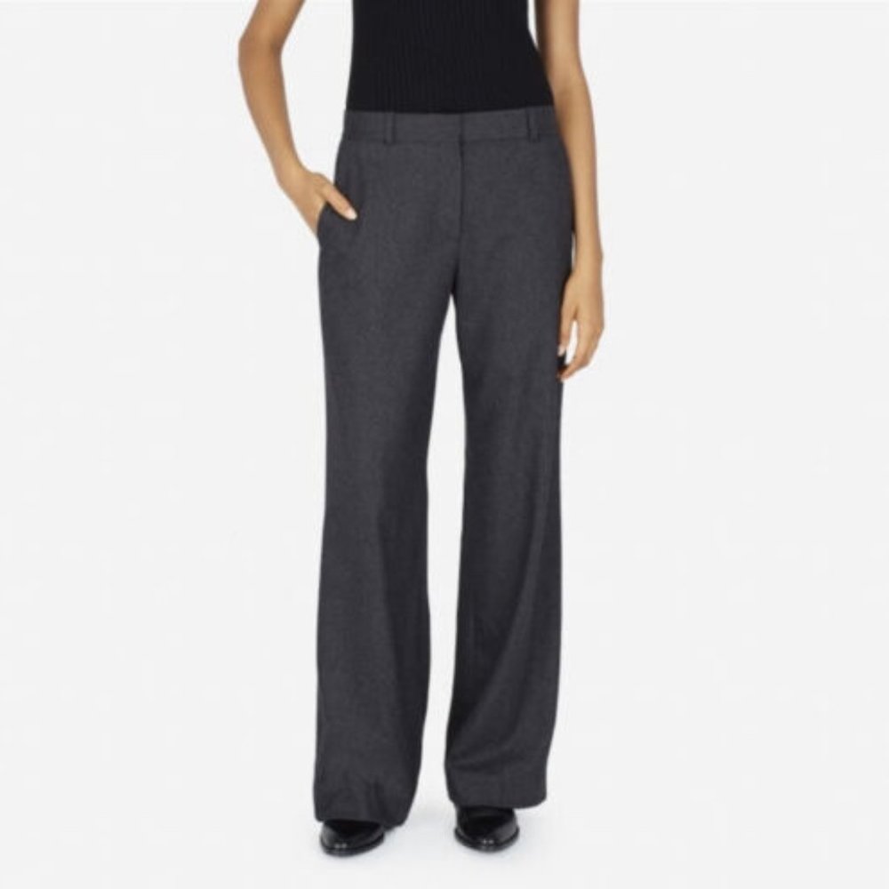 Everlane The Premium Wool Flannel Full Leg Pant